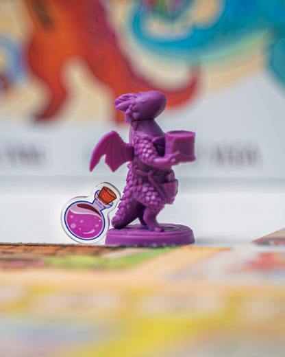 Flamecraft Bundle Tokens | Acrylic Game Tokens – 0.75" | Double-Sided Print