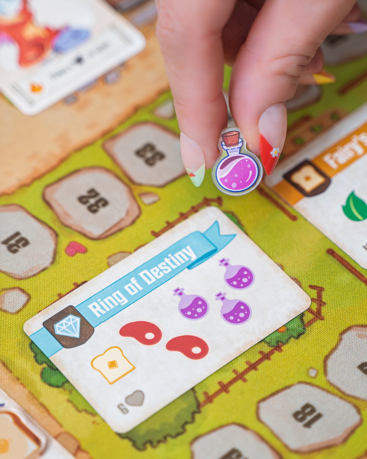 Potion Purple Token | Acrylic Game Tokens – 0.75" | Double-Sided Print