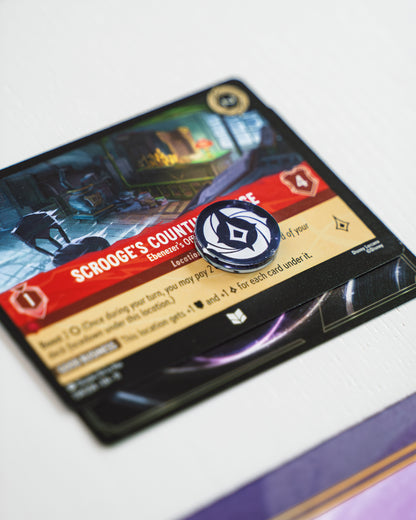 Lorcana TCG Bundle | Acrylic Game Tokens | Double-Sided Print