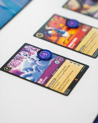 Lorcana TCG Bundle | Acrylic Game Tokens | Double-Sided Print