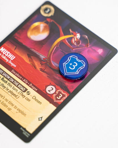 Lorcana TCG Bundle | Acrylic Game Tokens | Double-Sided Print