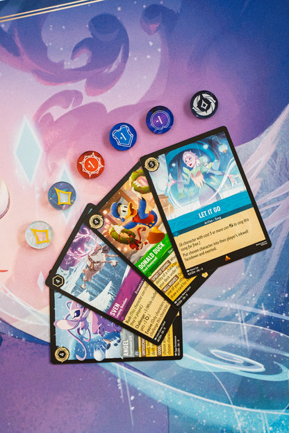 Lorcana TCG Bundle | Acrylic Game Tokens | Double-Sided Print
