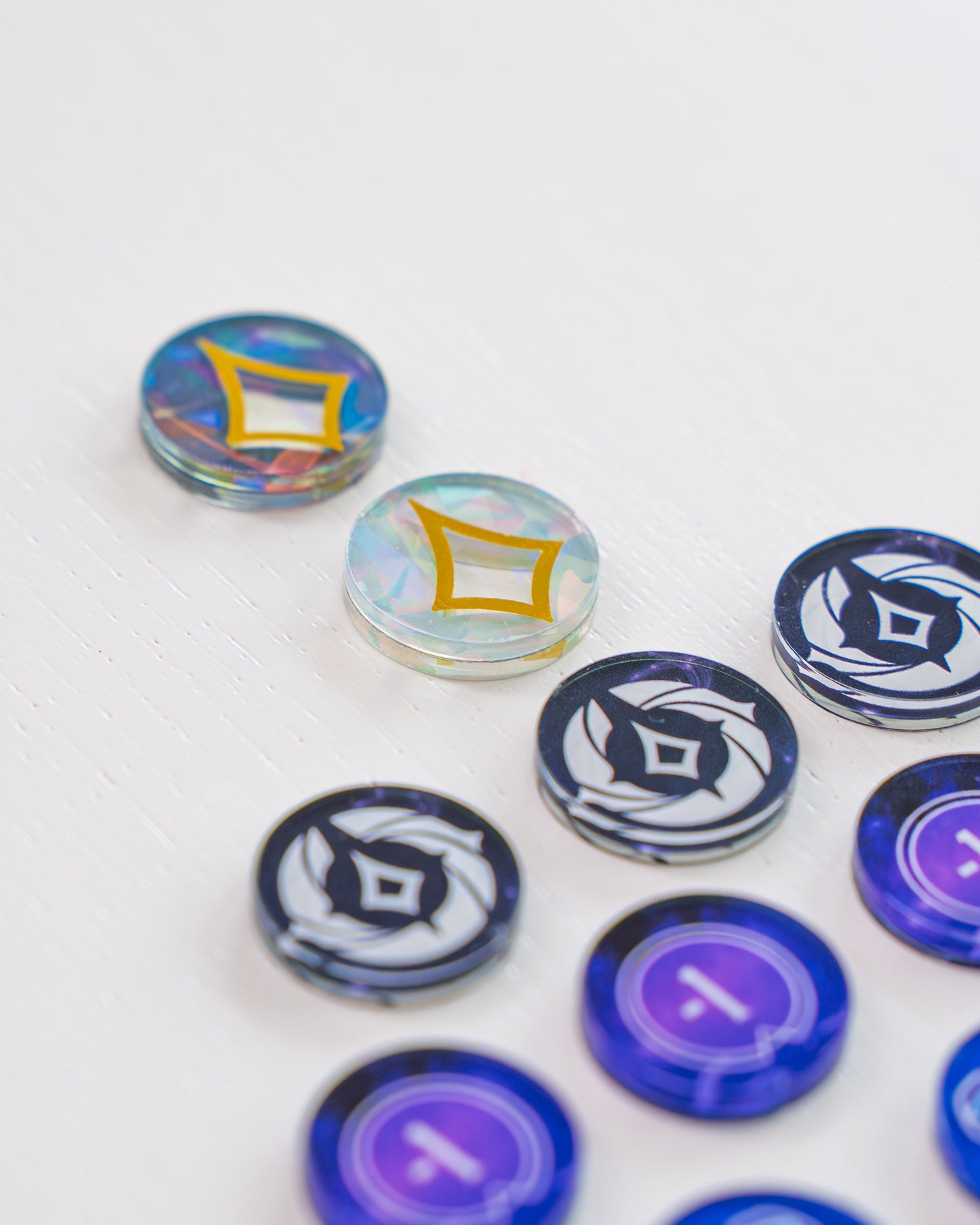 Lorcana TCG Bundle | Acrylic Game Tokens | Double-Sided Print
