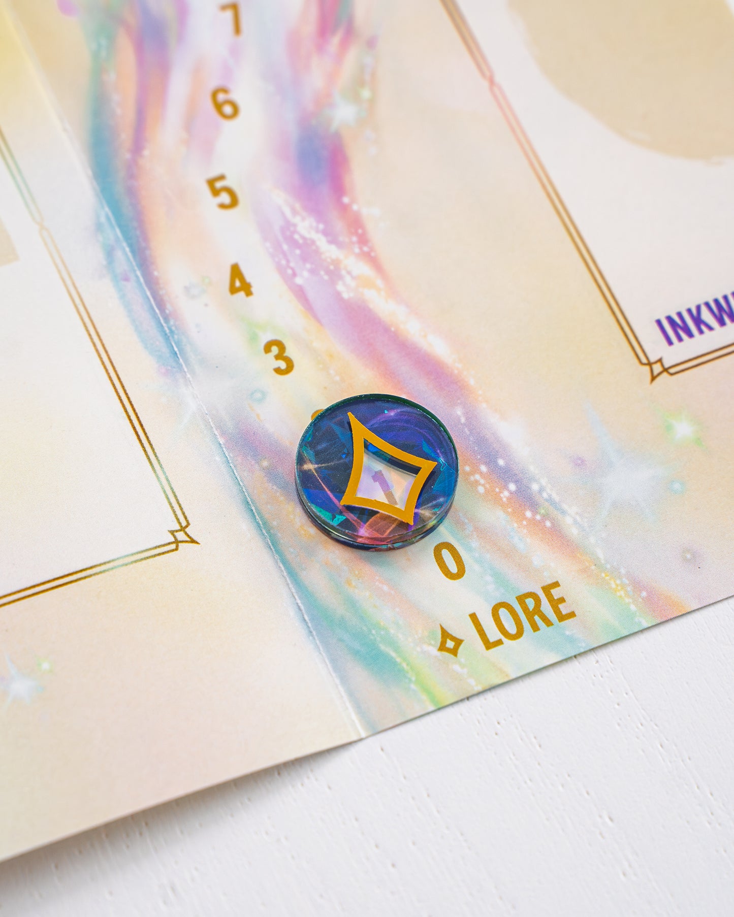 Lorcana TCG Bundle | Acrylic Game Tokens | Double-Sided Print