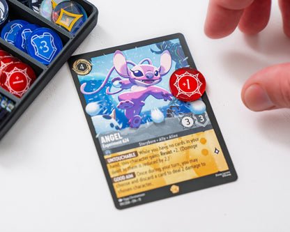 Lorcana TCG Bundle | Acrylic Game Tokens | Double-Sided Print