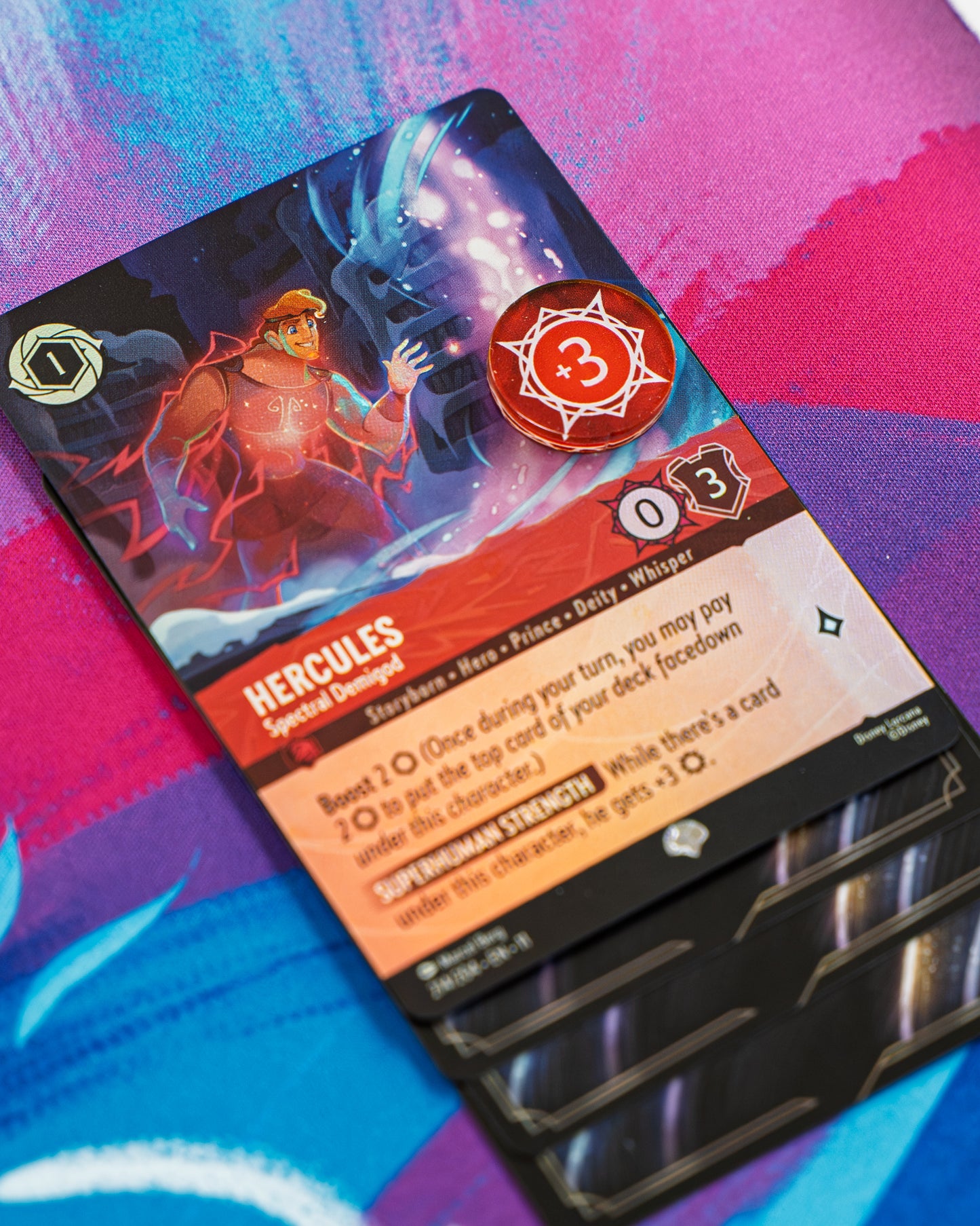 Lorcana TCG Bundle | Acrylic Game Tokens | Double-Sided Print