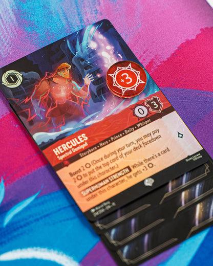 Lorcana TCG Bundle | Acrylic Game Tokens | Double-Sided Print