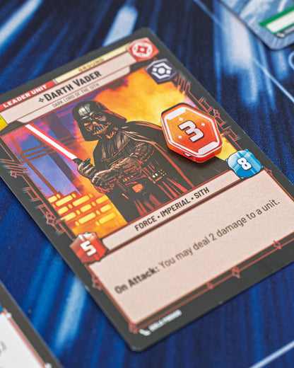 Star Wars Unlimited TCG Bundle | Acrylic Game Tokens | Double-Sided Print