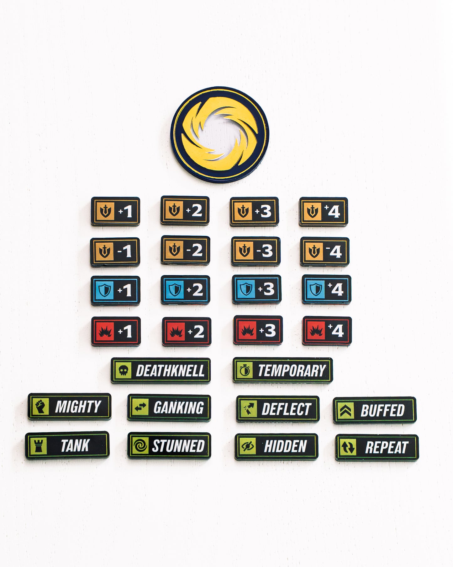 Riftbound TCG Bundle | Acrylic Game Tokens | Double-Sided Print