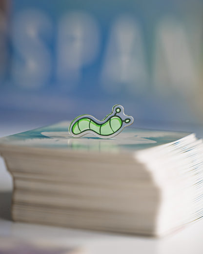 Worm Token | Acrylic Game Tokens – 0.75" | Double-Sided Print