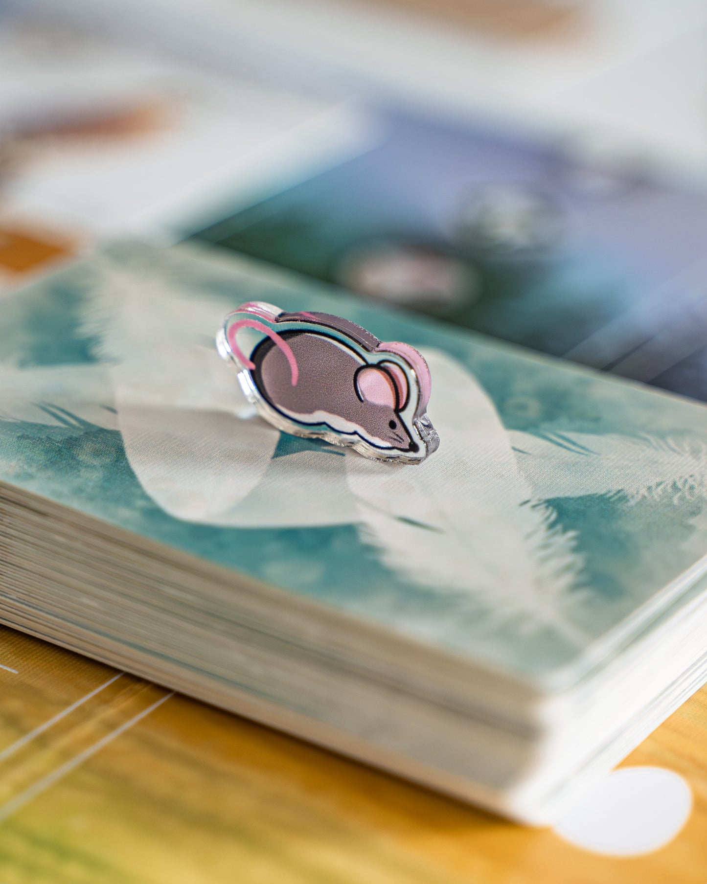 Rat Token | Acrylic Game Tokens – 0.75" | Double-Sided Print
