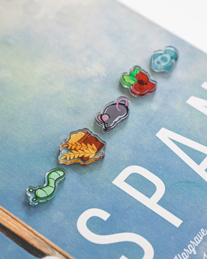 Rat Token | Acrylic Game Tokens – 0.75" | Double-Sided Print