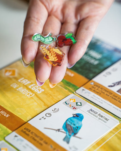 Wheat Token | Acrylic Game Tokens – 0.75" | Double-Sided Print