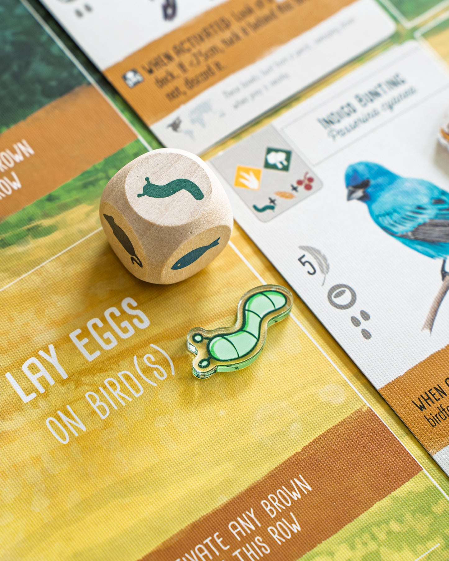 Worm Token | Acrylic Game Tokens – 0.75" | Double-Sided Print
