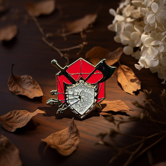Fighter Enamel Pin | Dungeons and Dragons