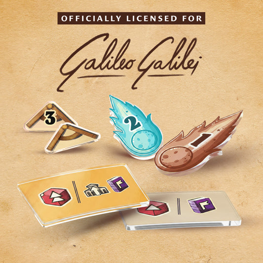 [COMING SOON] Galileo Galilei Token Bundle | Acrylic Game Tokens | Official Capstone Product