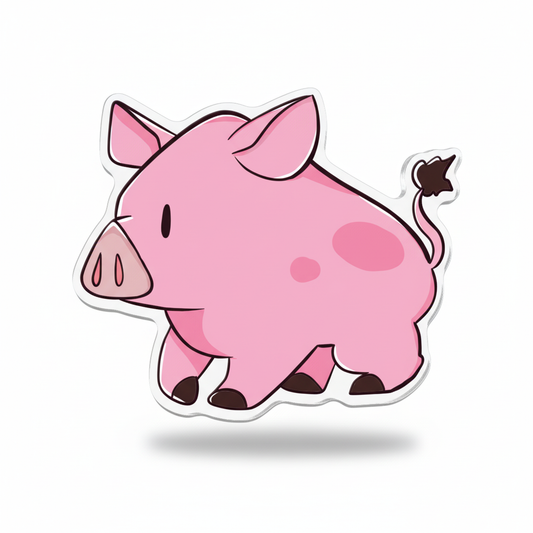 Pig Token | Acrylic Game Tokens – 0.75" | Double-Sided Print
