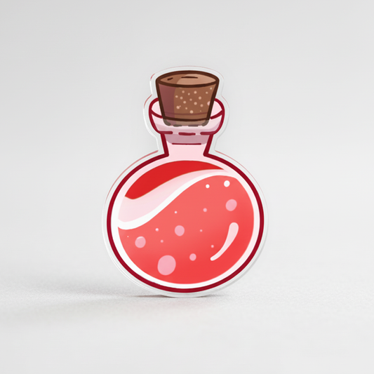 Potion Red Token | Acrylic Game Tokens – 0.75" | Double-Sided Print