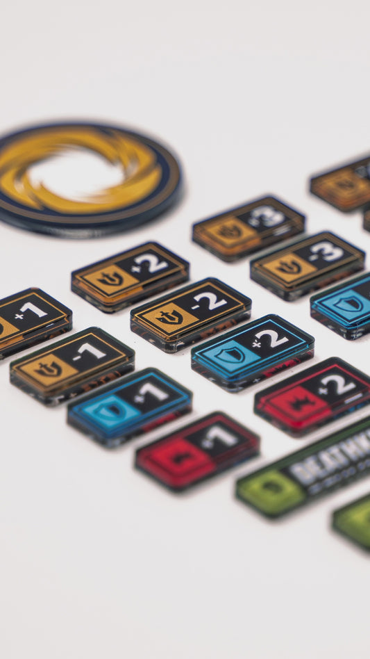 Riftbound TCG Bundle | Acrylic Game Tokens | Double-Sided Print