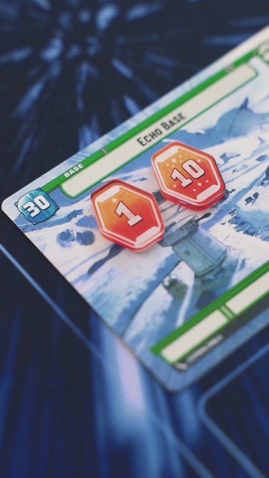 Star Wars Unlimited TCG Bundle | Acrylic Game Tokens | Double-Sided Print