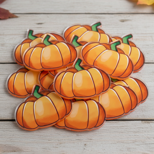 Pumpkin Token | Acrylic Game Tokens – 0.75" | Double-Sided Print